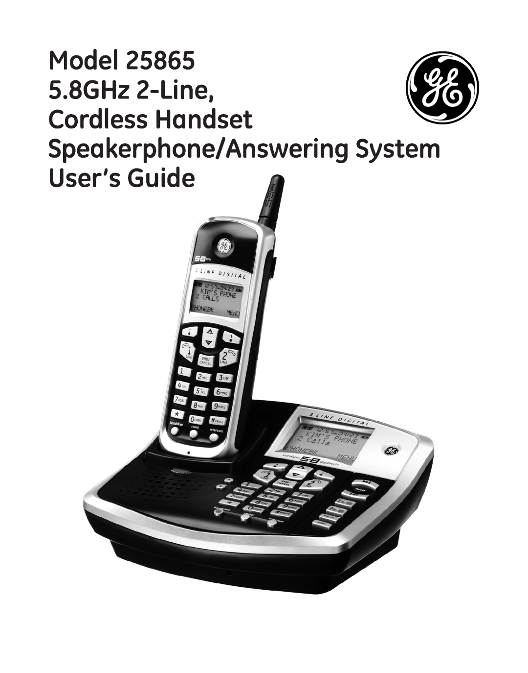 GE 25865 manual 