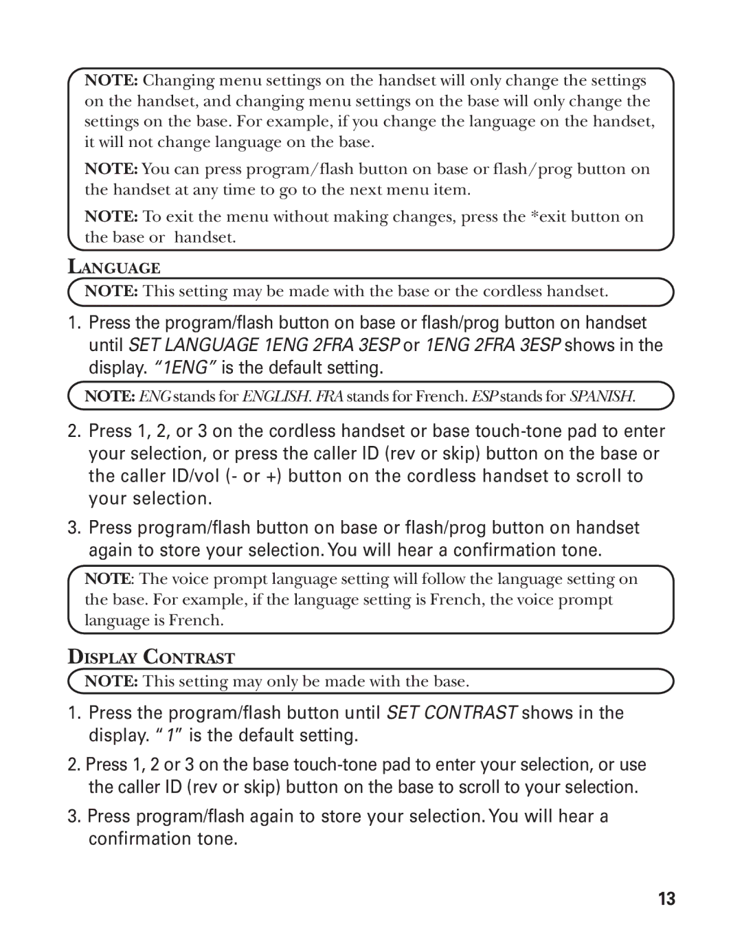 GE 00004228, 25880 manual Language 