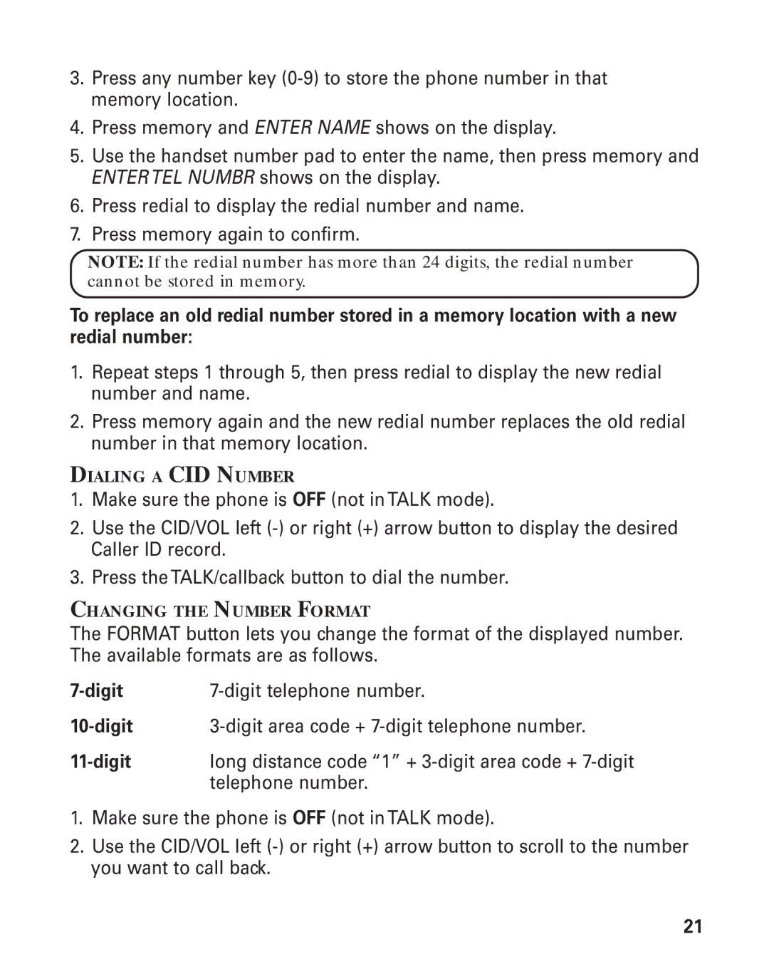 GE 25893 manual Digit 