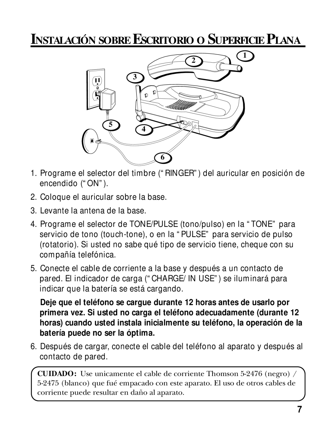 GE 26981, 26980 manual Instalación Sobre Escritorio O Superficie Plana 