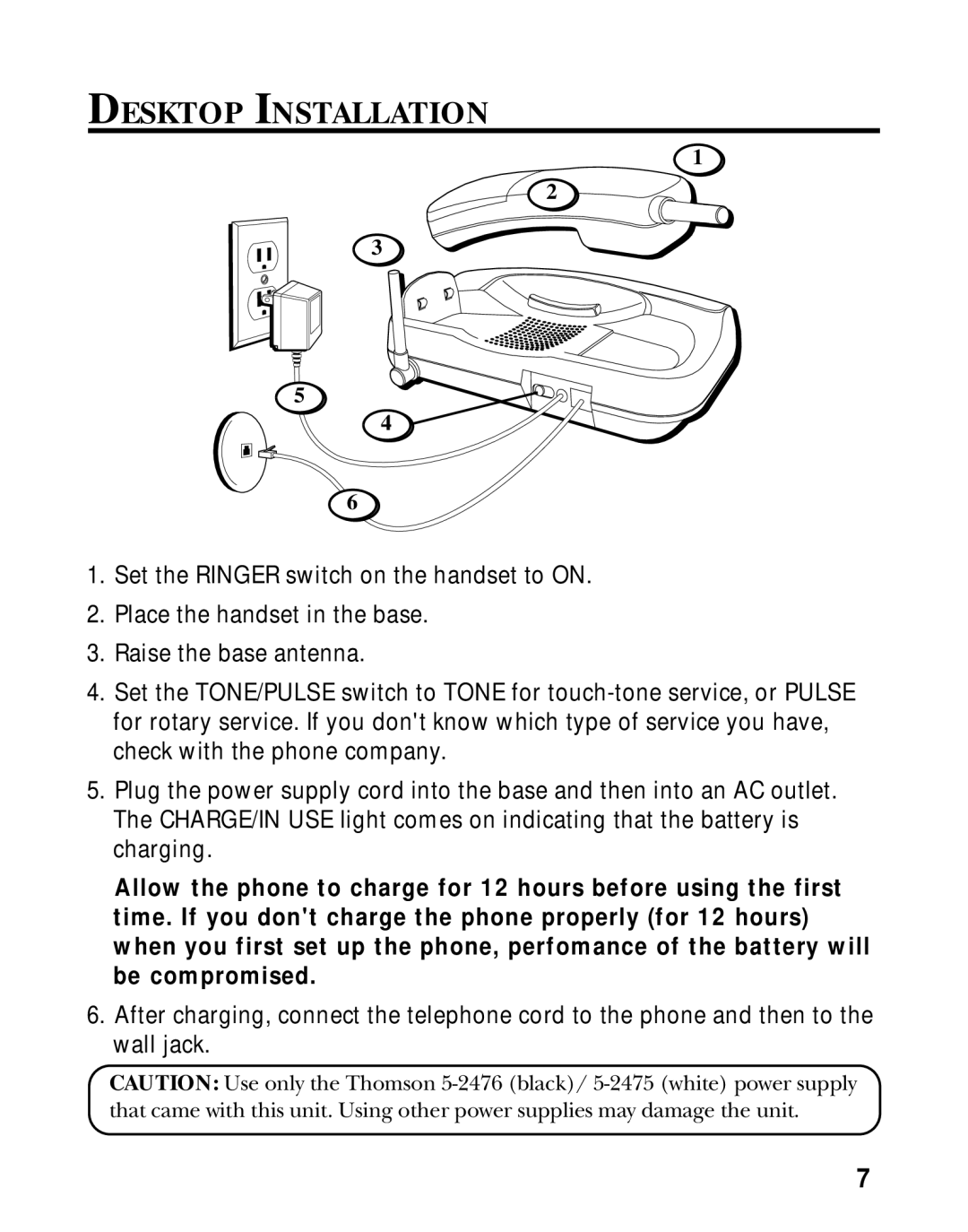 GE 26981, 26980 manual Desktop Installation 