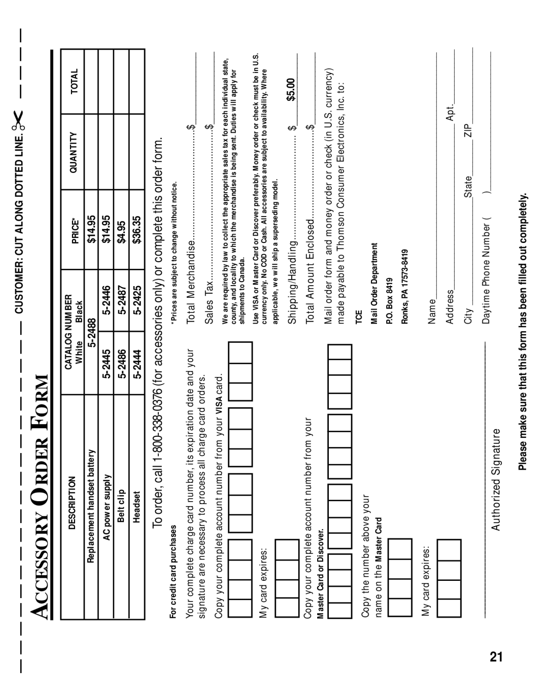 GE 27700 manual Form 