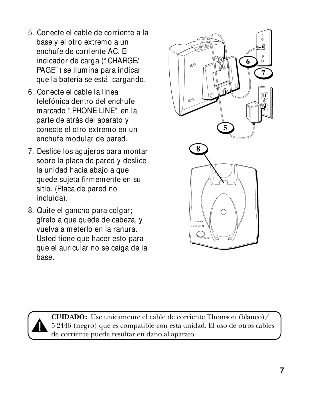 GE 27700 manual Use Charge/Page 