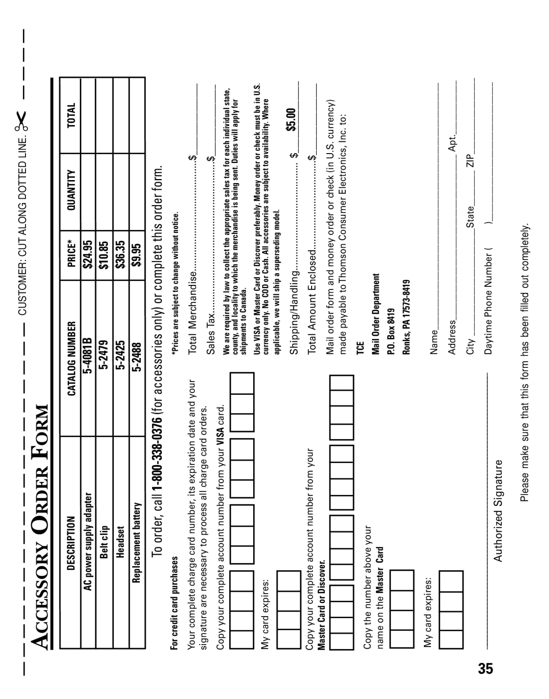 GE 27730 manual Form 