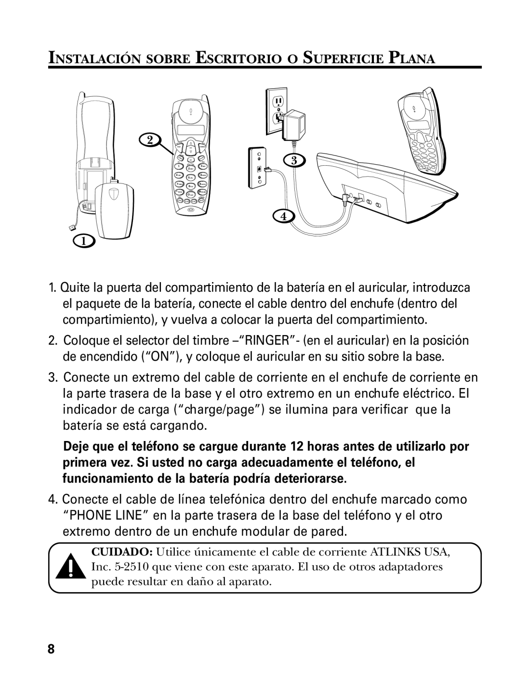 GE 27939 manual Instalación Sobre Escritorio O Superficie Plana 