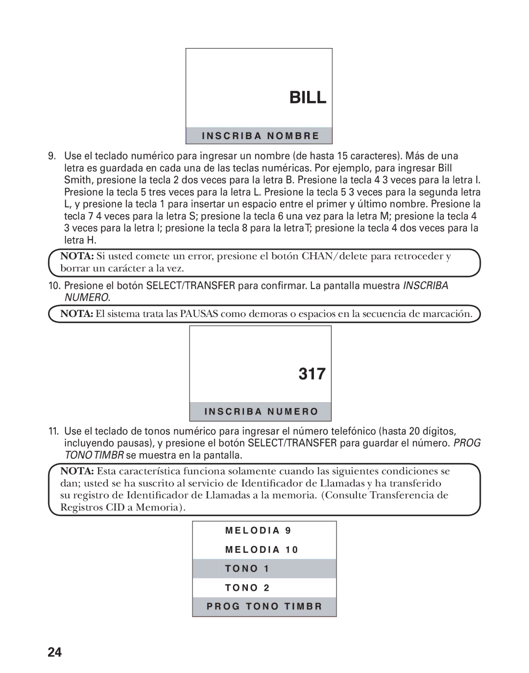 GE 27944 manual S C R I B a N O M B R E 