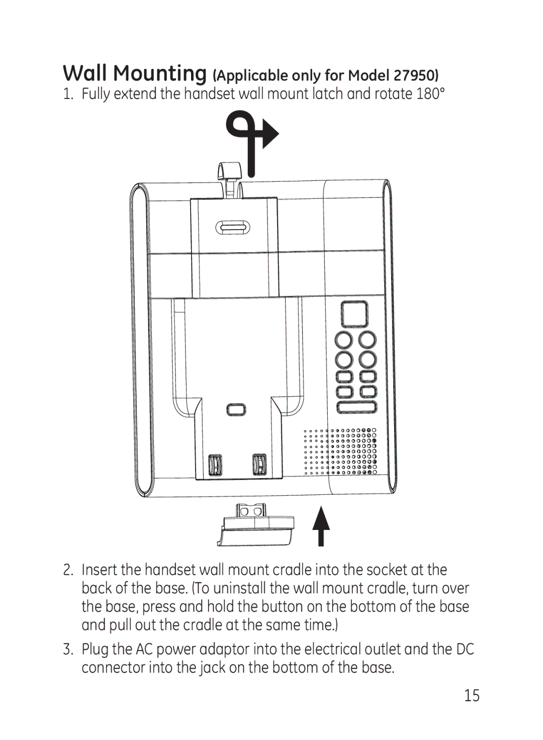 GE 27950, 27951 manual 