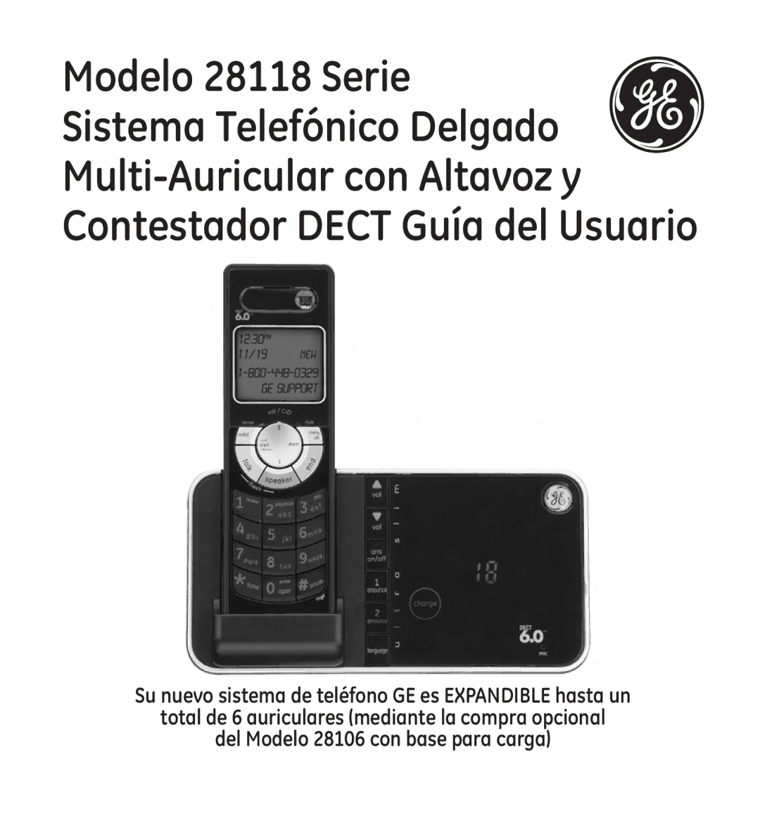 GE 28118 manual Su nuevo sistema de teléfono GE es Expandible hasta un 