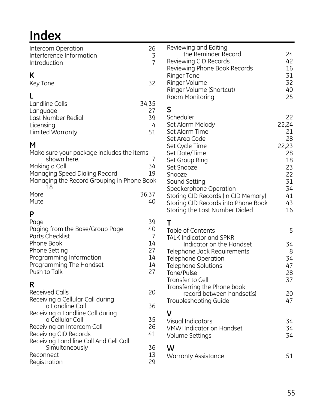 GE 28127 Series manual Mute 