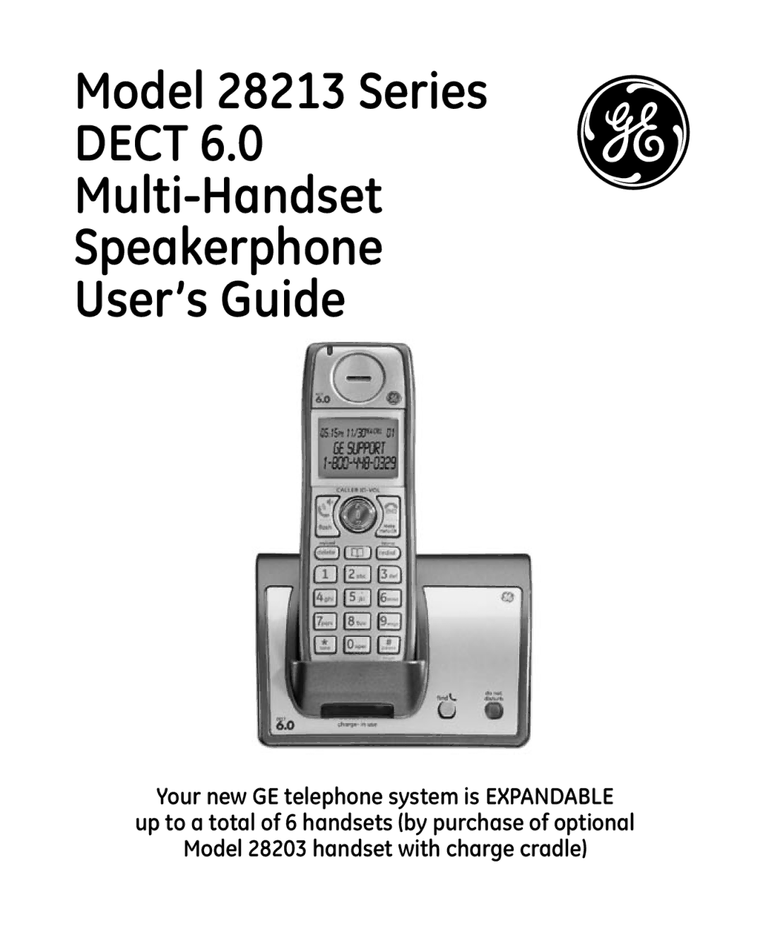 GE 28213 manual 