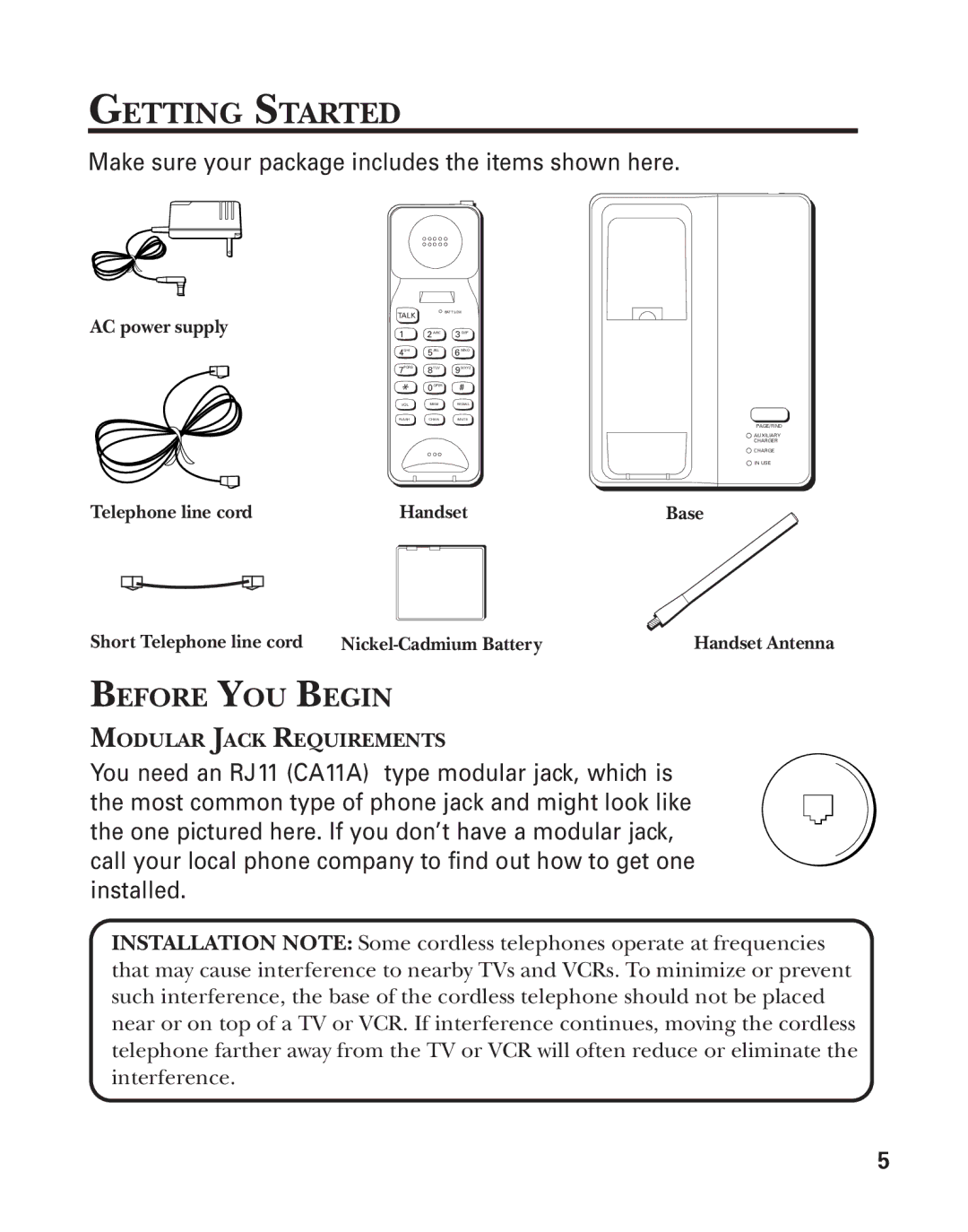 GE 2900SST important safety instructions Getting Started, Before YOU Begin 