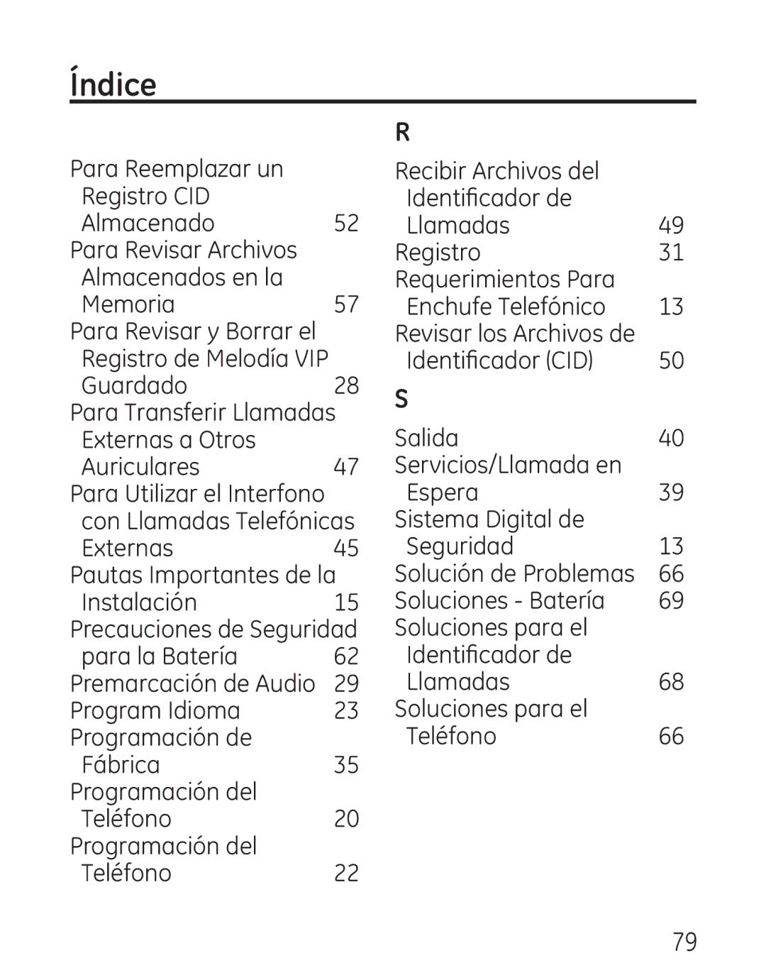 GE 29111 Series manual Registro de Melodía VIP 