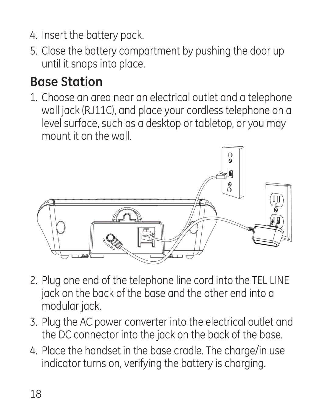 GE 29111 Series manual Base Station 