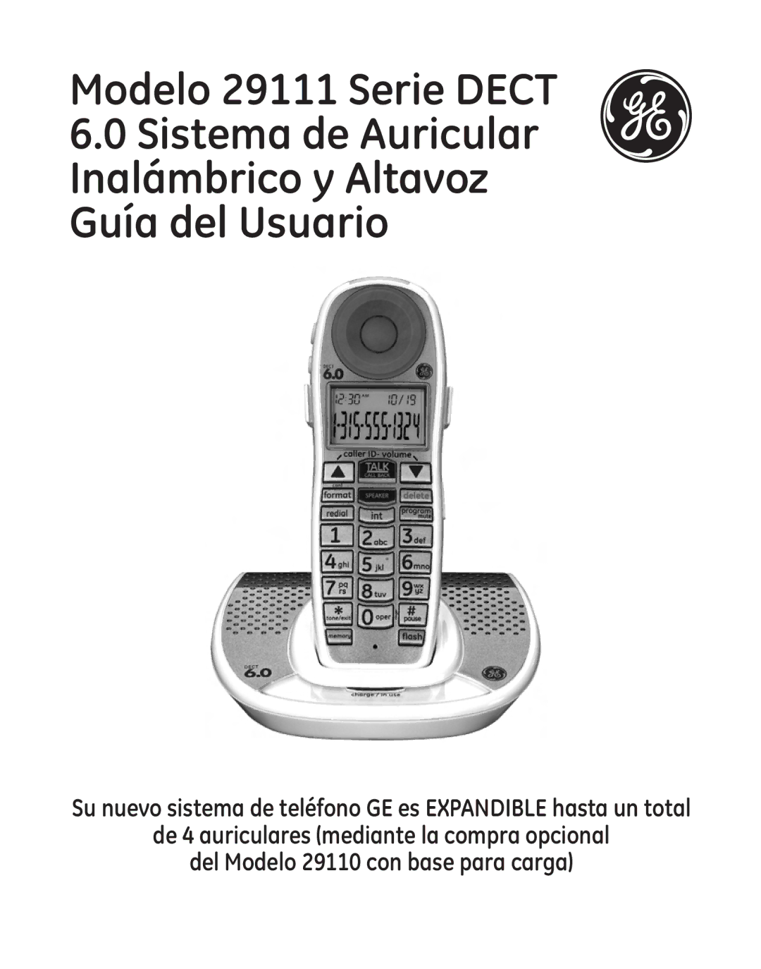 GE 29111 Series manual Modelo 29111 Serie Dect 