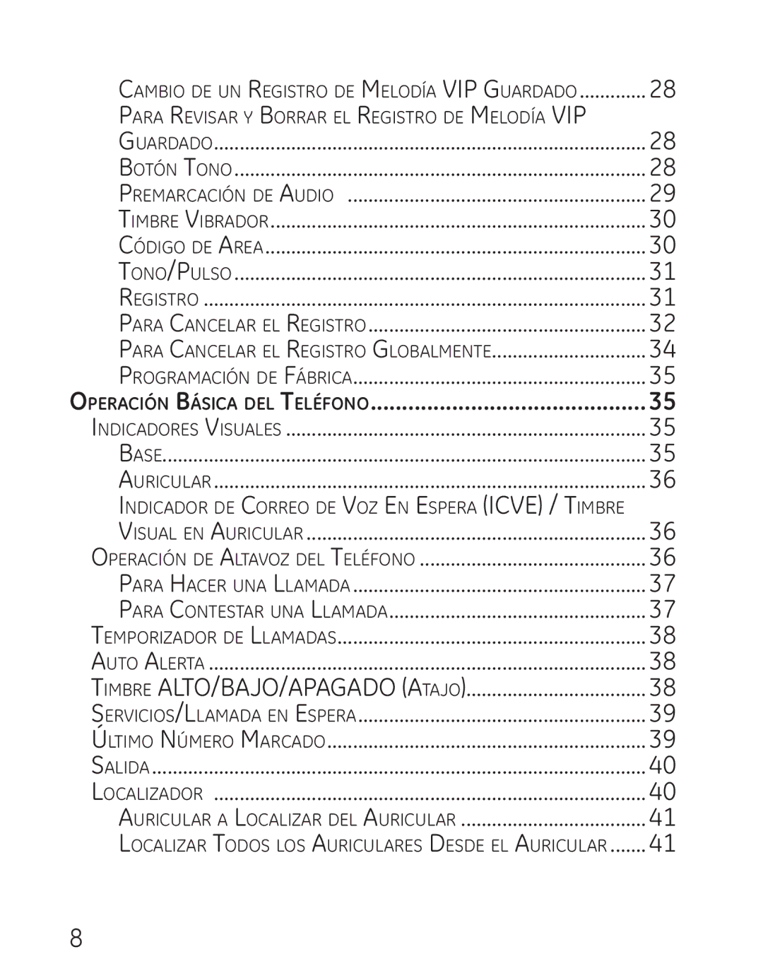 GE 29111 manual Para Cancelar el Registro Globalmente 