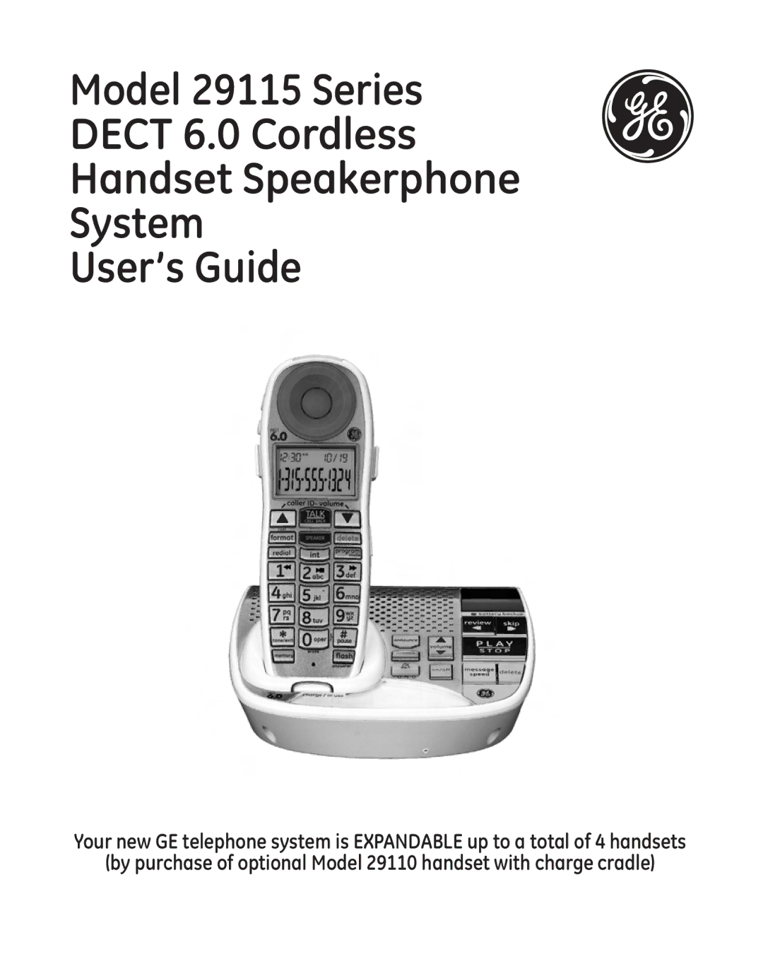 GE 29115 Series manual 