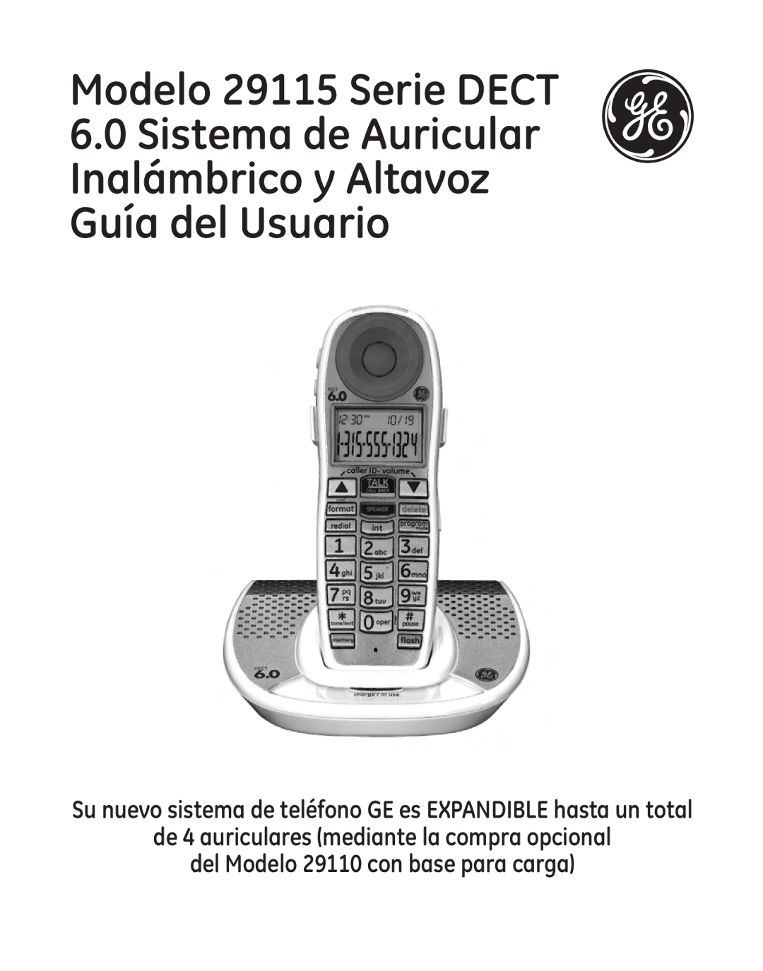 GE 29115 Series manual Modelo 29115 Serie Dect 