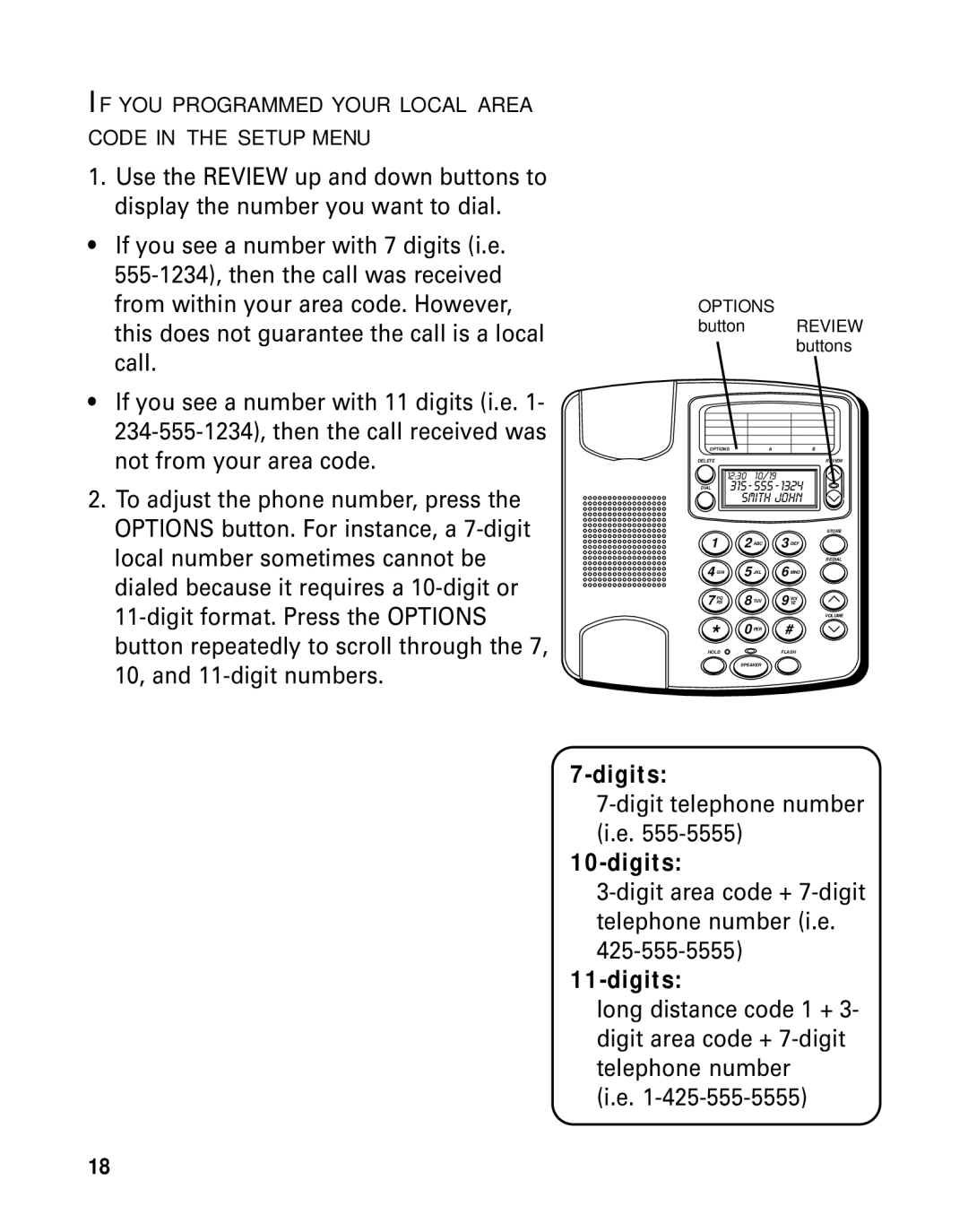 GE 29391 manual Digits 