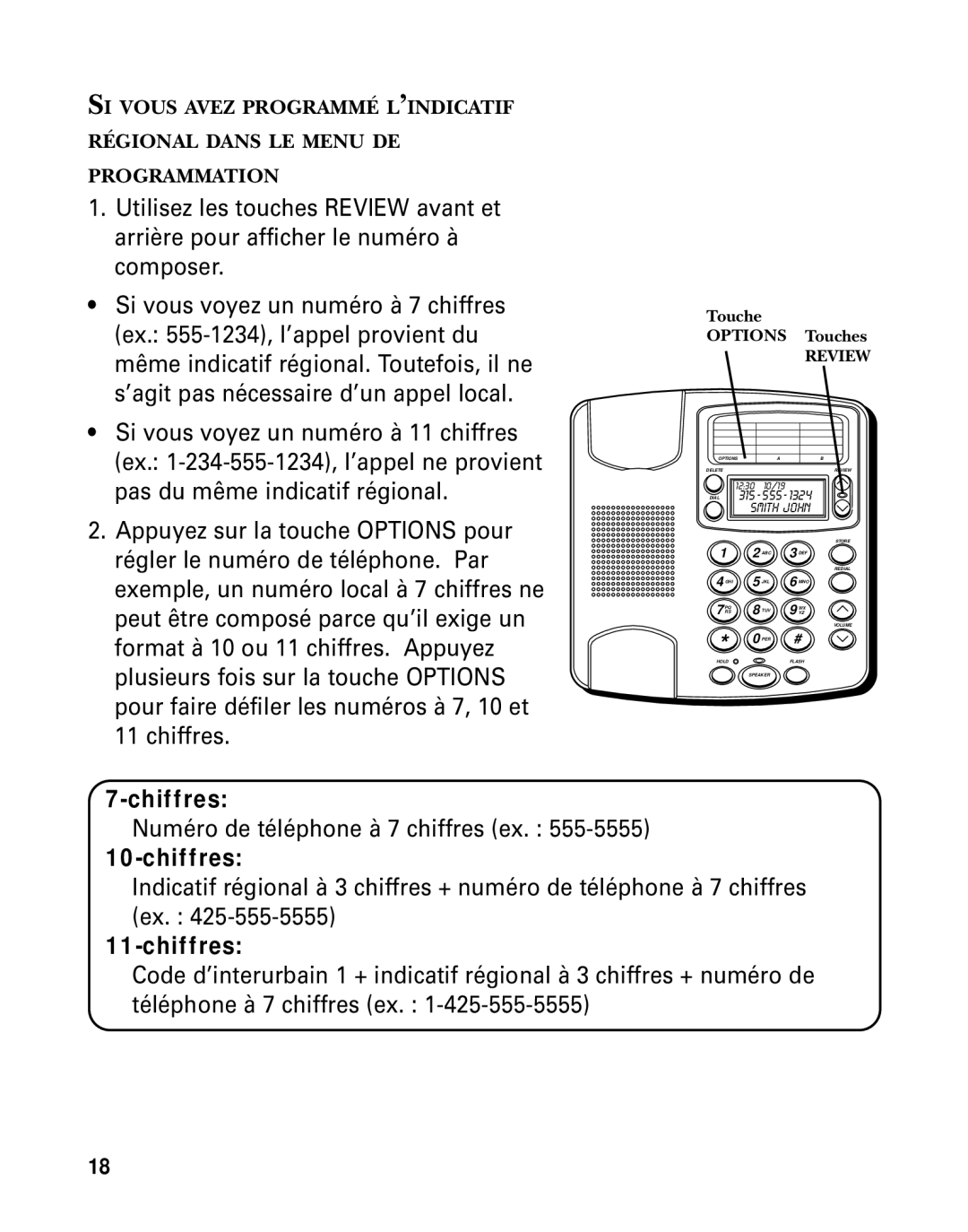 GE 29391 manual Chiffres 