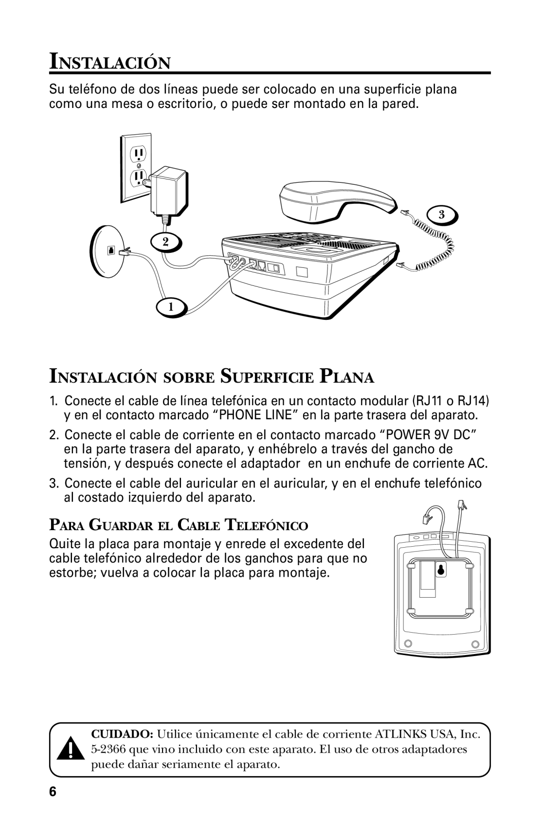 GE 29438 manual Instalación Sobre Superficie Plana 