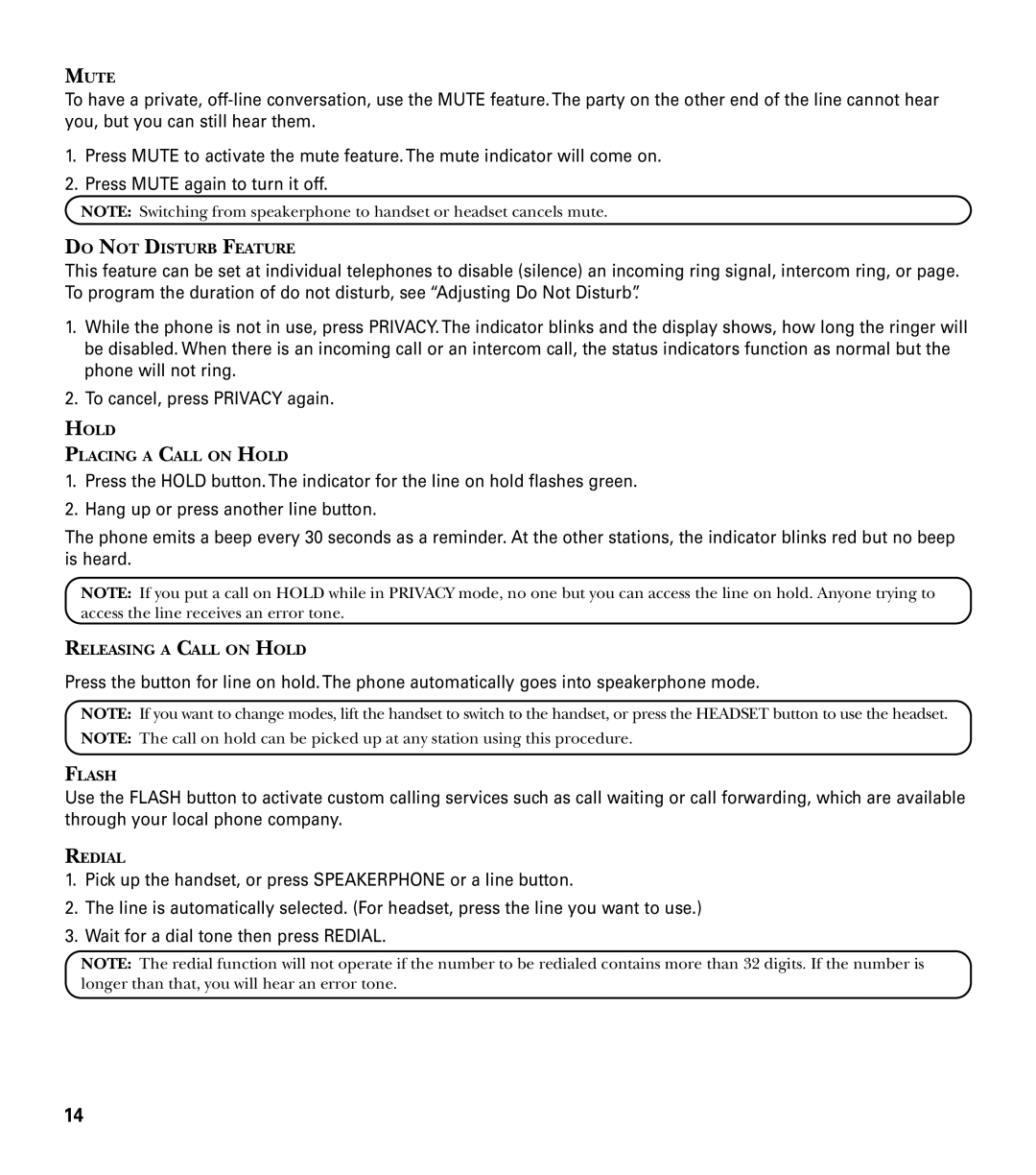 GE 29487 manual Mute 