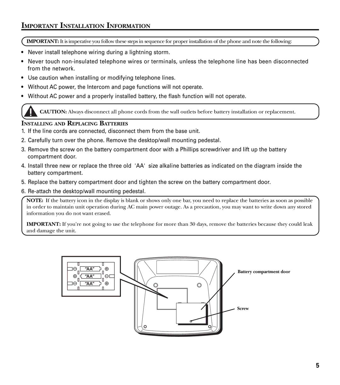 GE 29487 manual Important Installation Information 