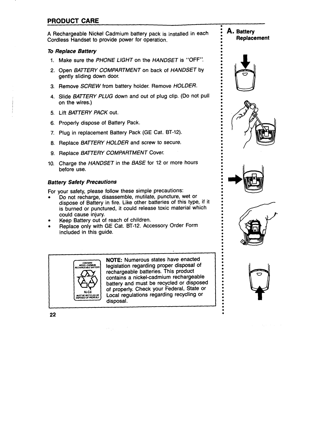 GE 29735 manual 