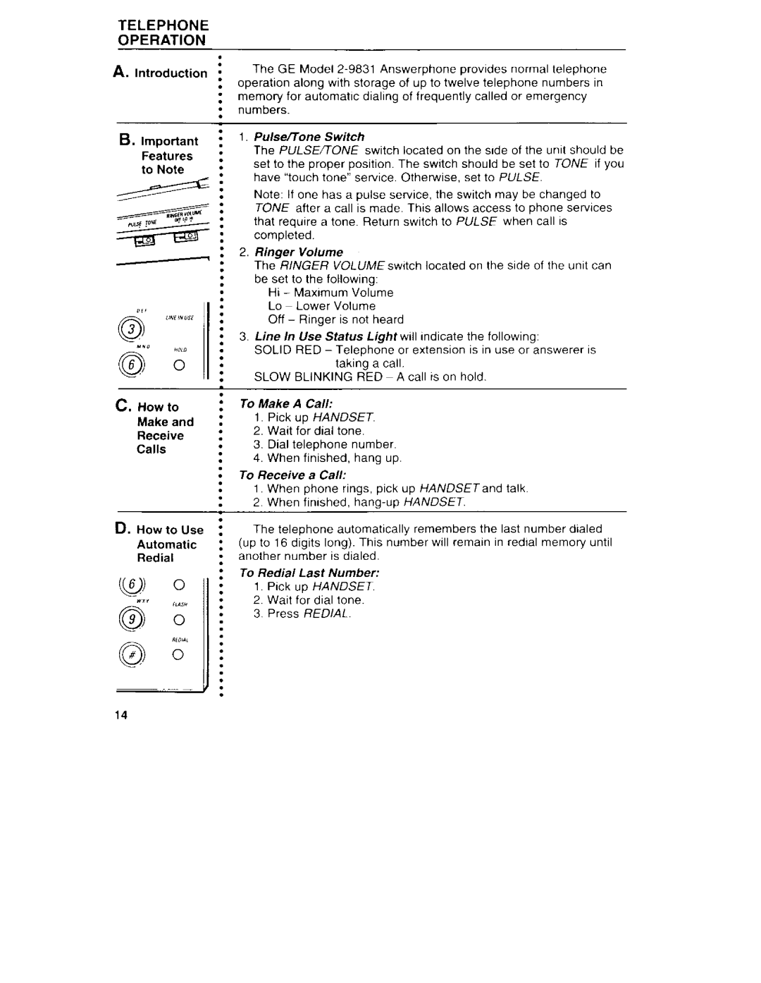 GE 29831 manual 