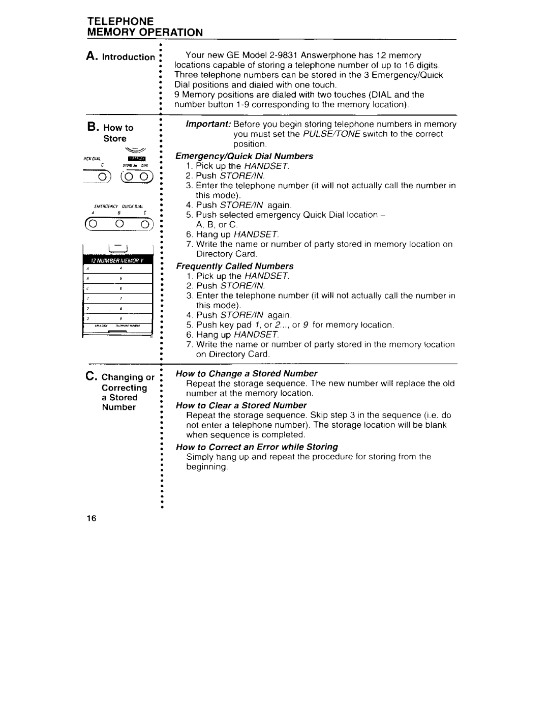 GE 29831 manual 