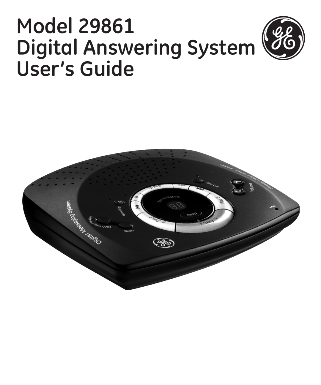 GE 29861 manual Model Digital Answering System User’s Guide 