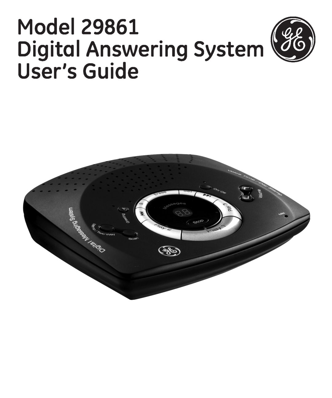 GE 29861 manual Model Digital Answering System User’s Guide 