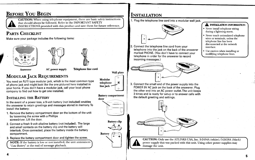 GE 29869 manual INstlrr-qrroN, Pmrs Cnrcrs,rsr, Monur-m J,tcx RnqunnuENTs, RnelackAJ, Modlarf 