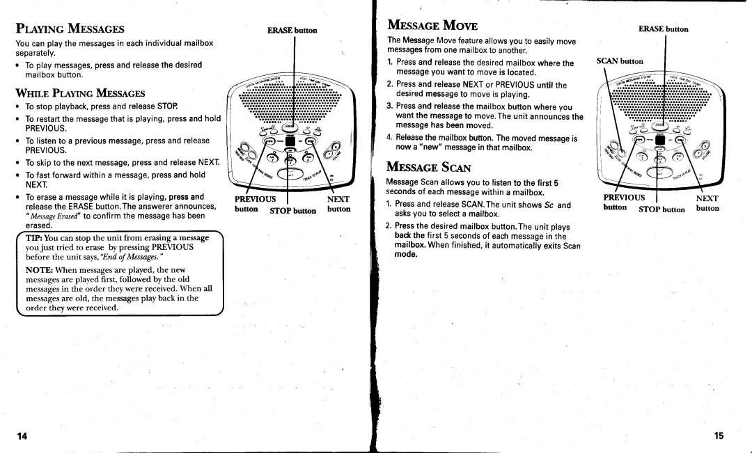 GE 29869 manual Pr-rvrNcMnssacns, Mnsslcn Movn, Mrsg,cn Sc.lN, Wnrrn Pr-evrNcMnssacns 