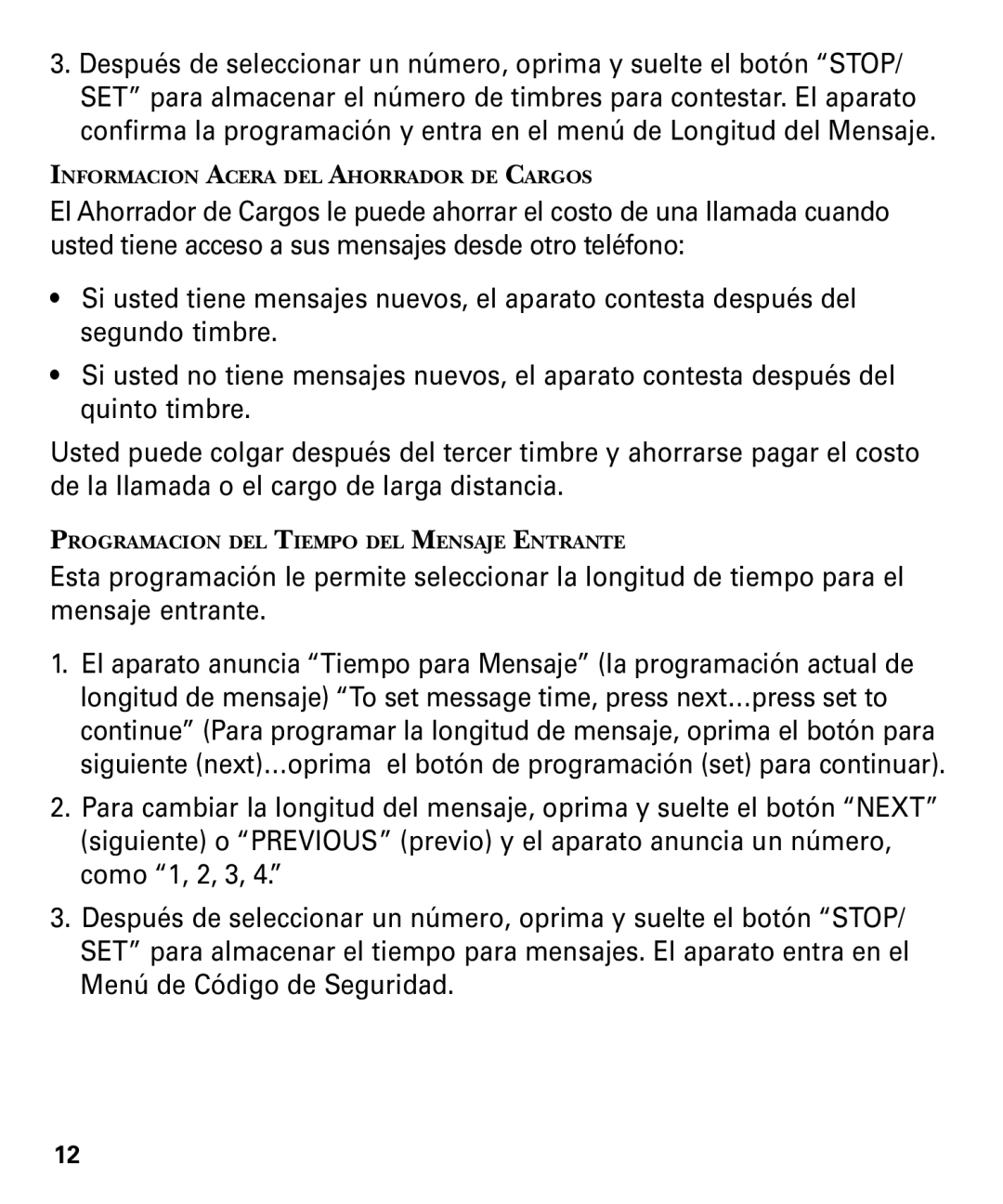 GE 29878 manual Informacion Acera DEL Ahorrador DE Cargos 