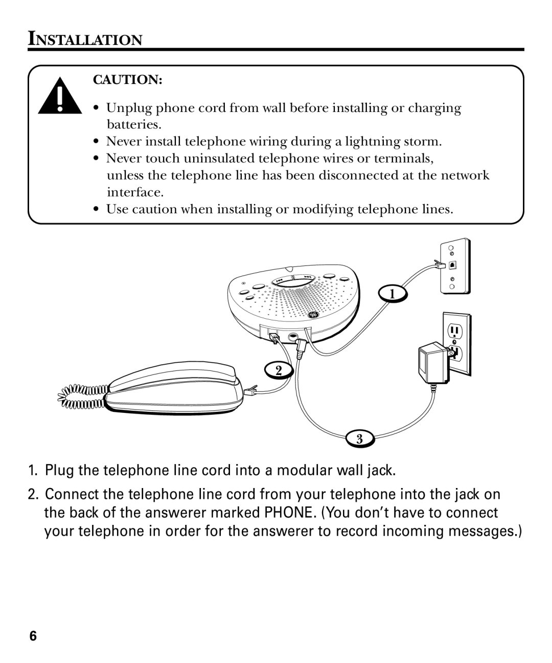 GE 29878 manual Installation 