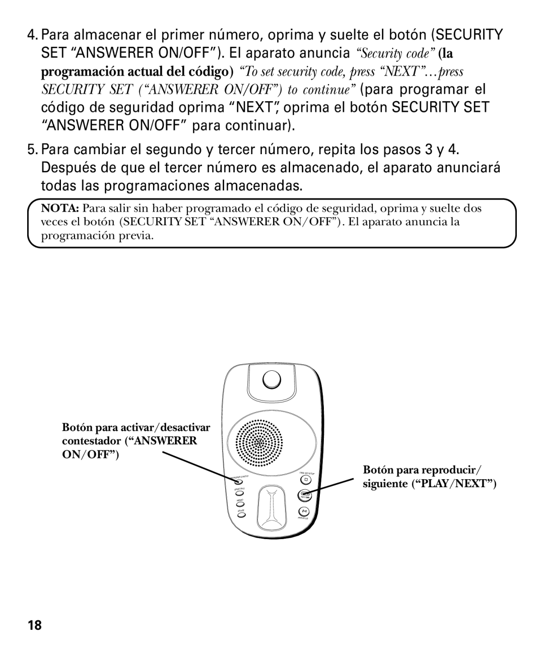 GE 29879 manual Greeting Play Next Memo Erase 