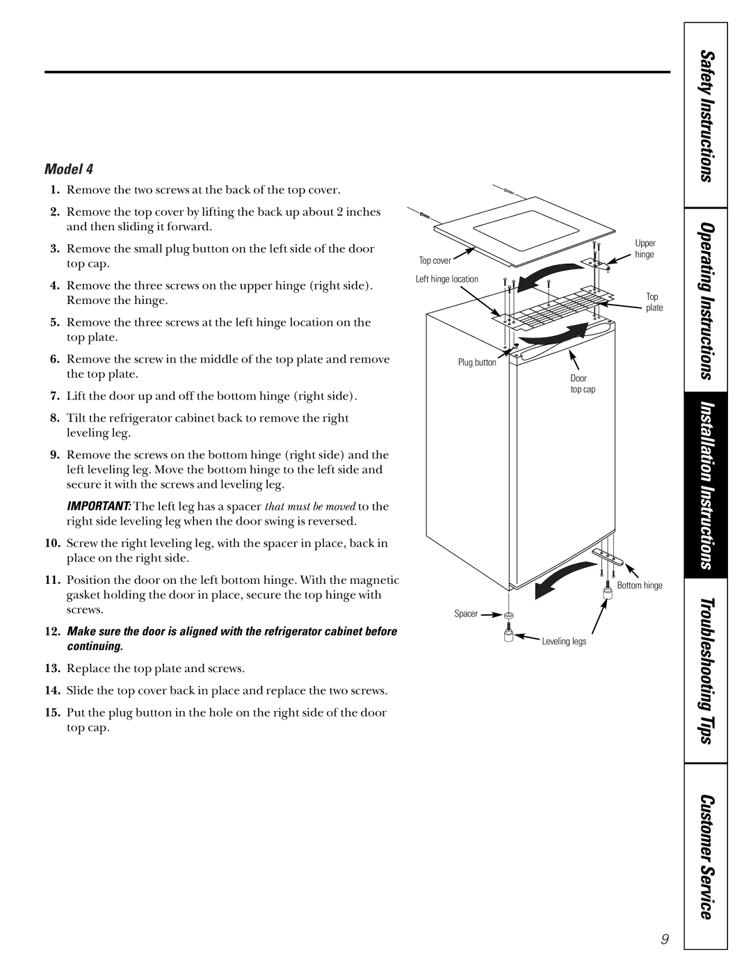 GE 3, and 4, 2 owner manual Safety Instructions Operating 