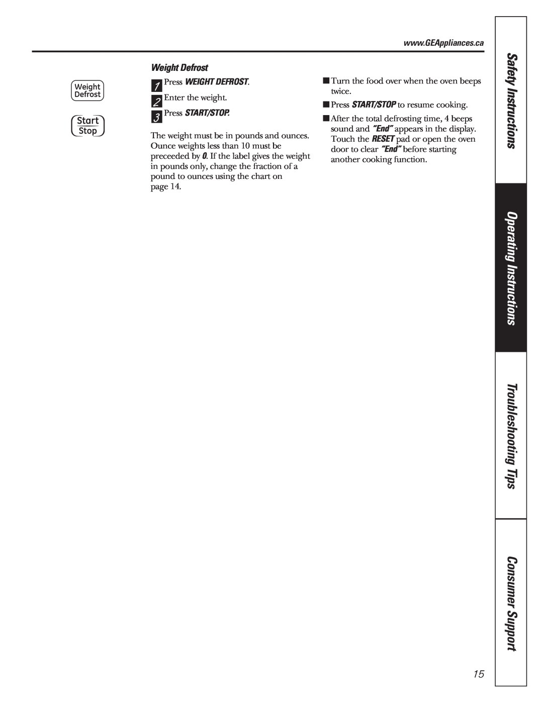 GE 350A4502P592 02-07 ATS manual Safety Instructions, Operating Instructions, Troubleshooting Tips, Consumer Support 