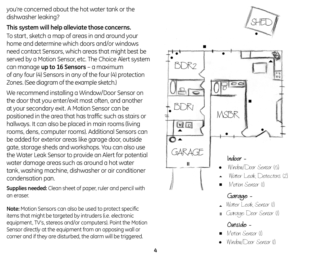 GE 45129 user manual This system will help alleviate those concerns 