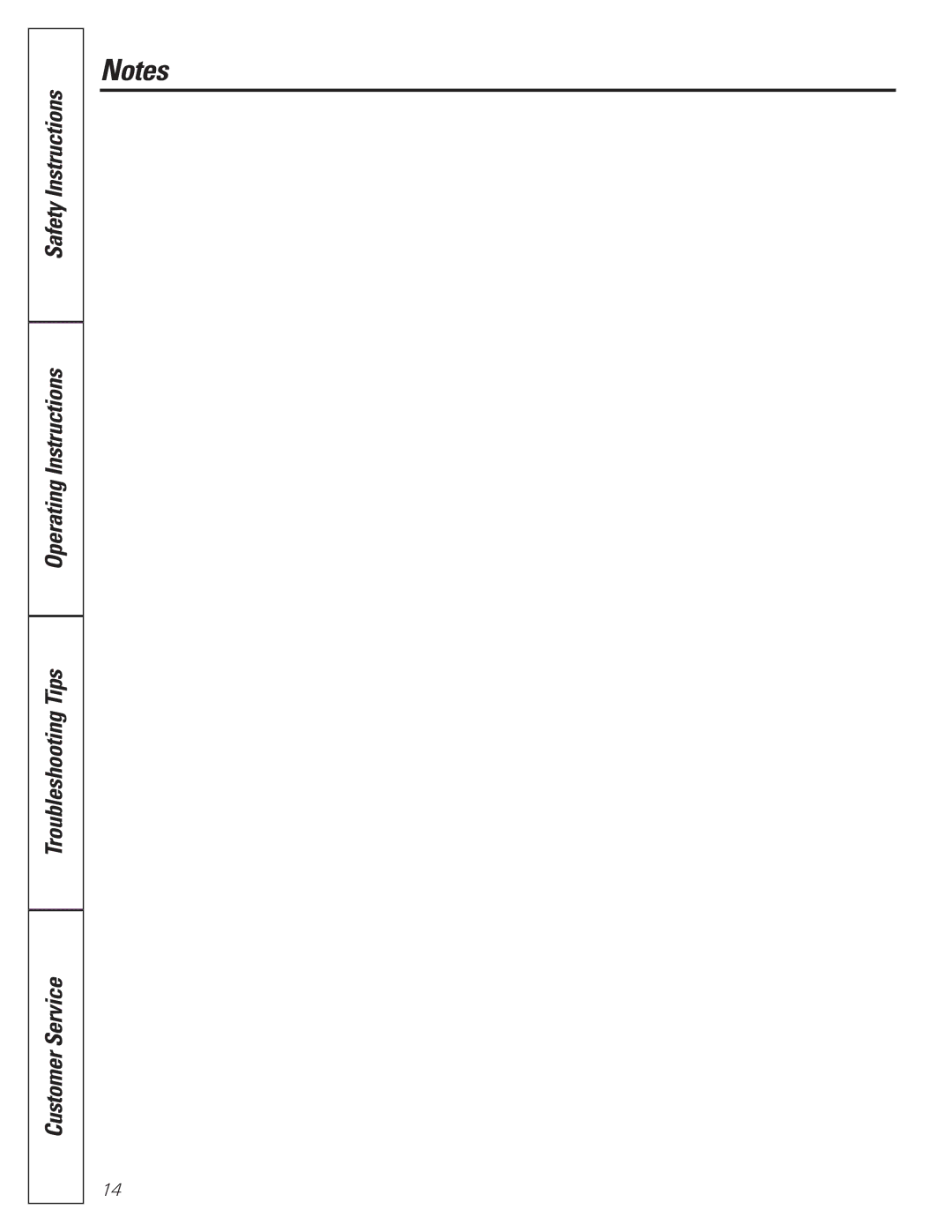 GE 463, 485, 483, 3300, 333, 2000 owner manual 