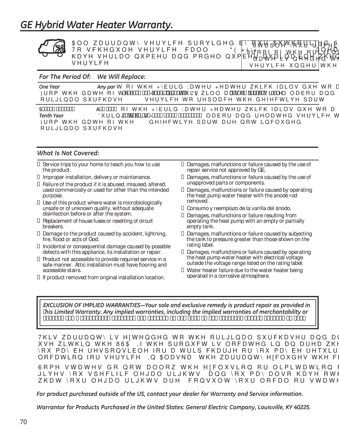 GE 49-50292 owner manual +\EulgDwhu+HdwhuDuudqw\, 2QHHDU 