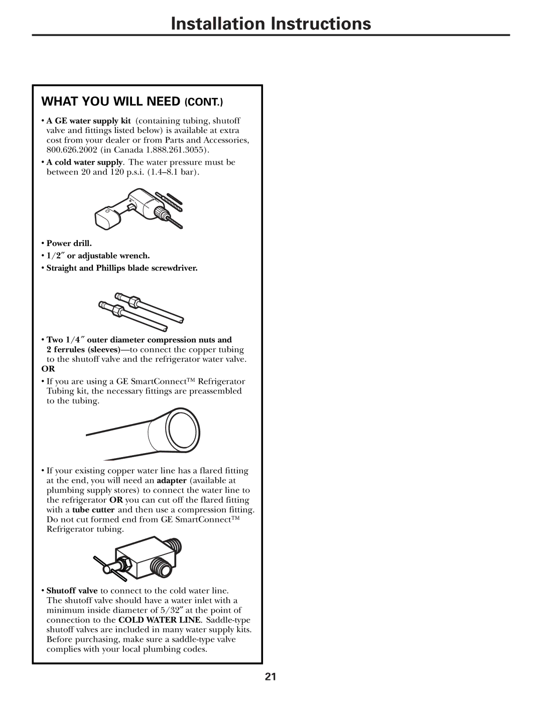 GE 162D9625P005, 49-60111 installation instructions Installation Instructions 