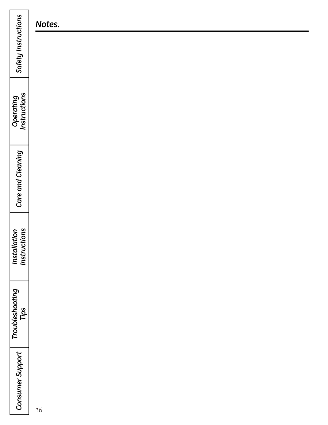 GE 49-60451, 197D7188P001 Troubleshooting Tips, Care and Cleaning Operating Instructions Safety Instructions 