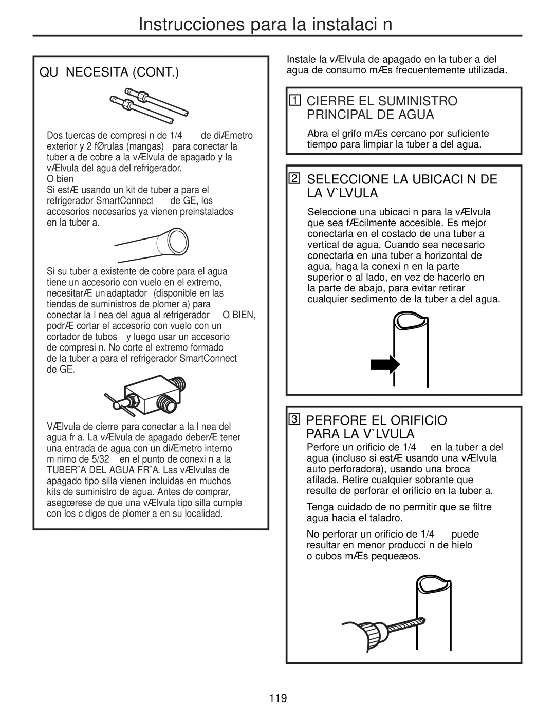 GE 200D8074P009, 49-60456 manual QUÉ Necesita, Seleccione LA Ubicación DE LA Válvula, Perfore EL Orificio Para LA Válvula 