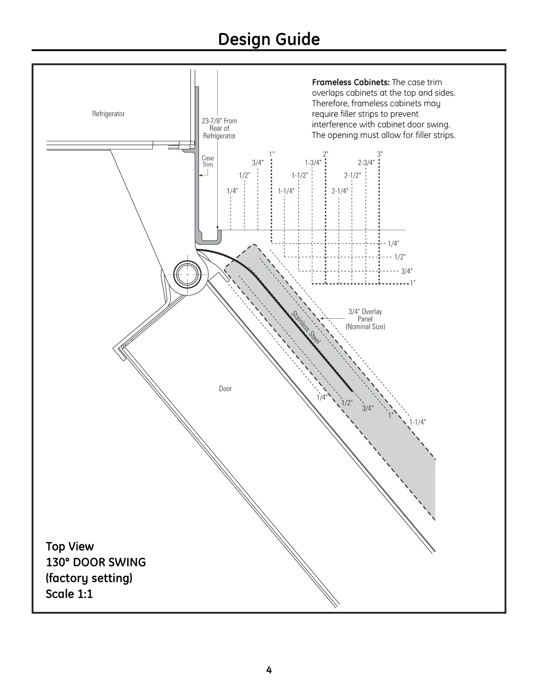 GE 49-60468-1 installation instructions Top View 