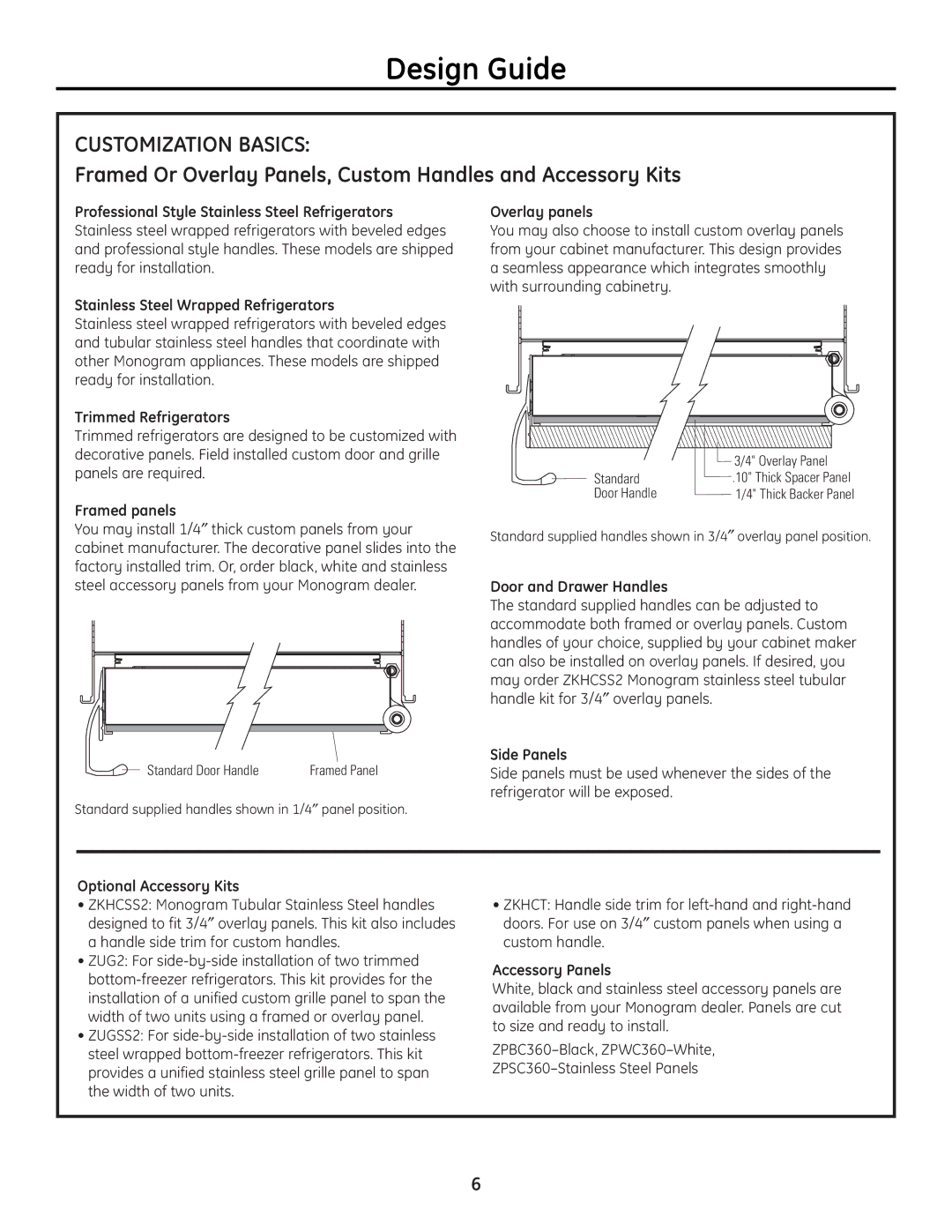 GE 49-60468-1 installation instructions Customization Basics 