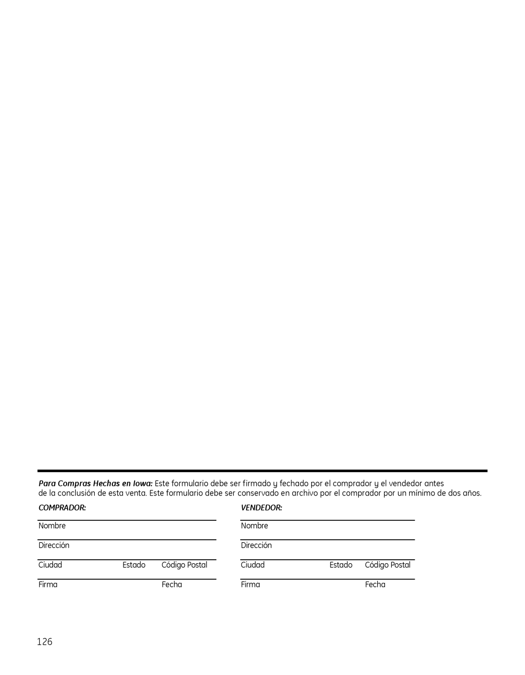 GE 49-60639, PSHS6MGZSS, 200D8074P046 installation instructions Nombre Dirección Ciudad Estado Código Postal Firma Fecha 