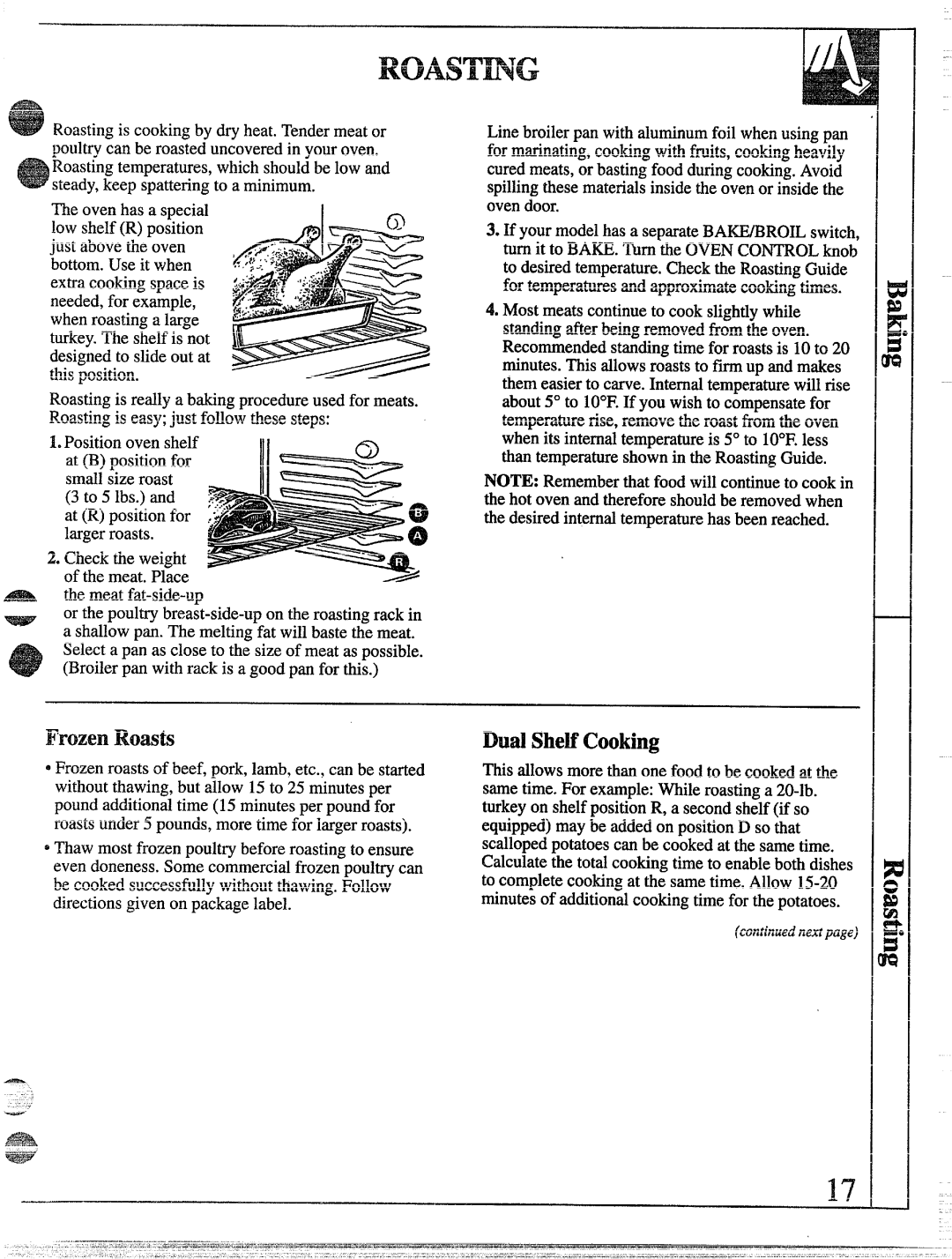 GE 49-8338 installation instructions Frozen Roask 