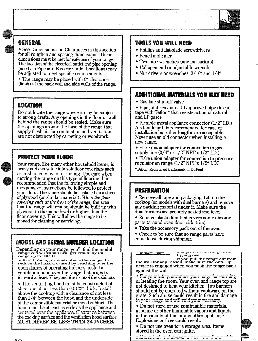 GE 49-8338 installation instructions Prehmtiow 