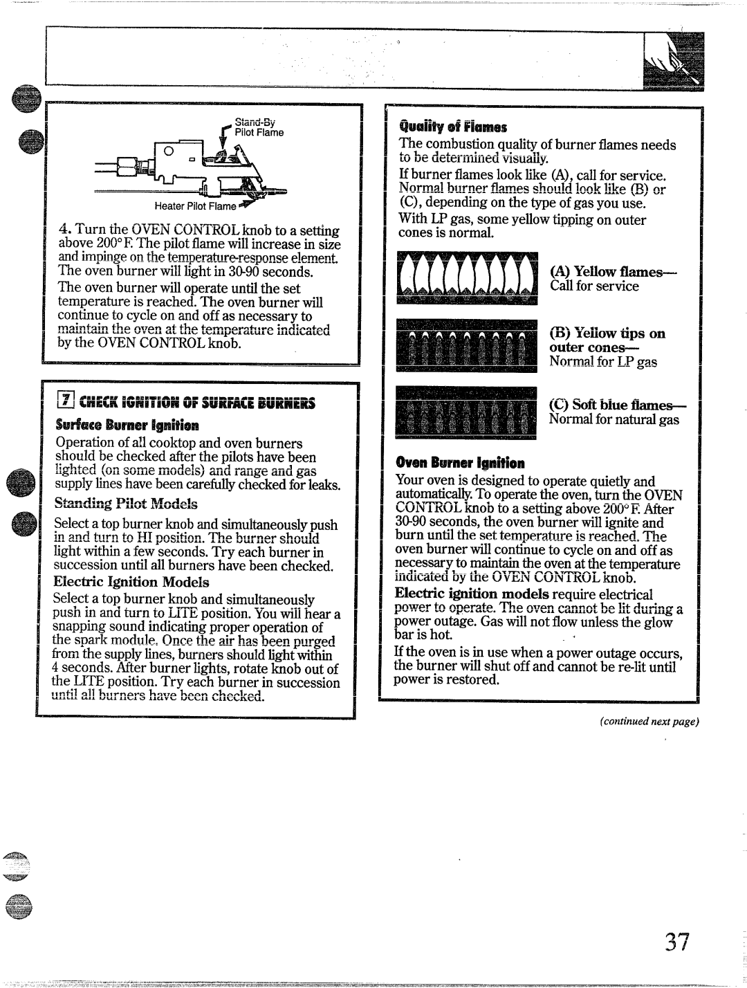 GE 49-8338 installation instructions Qwaii~ ofFlames 